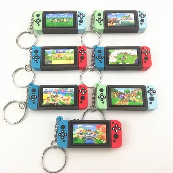 Брелки для игровых автоматов Switch, брелок для ключей Nintendo Switch, подвеска в виде сумки, мягкие резиновые брелки из ПВХ, игровой брелок для игрушек