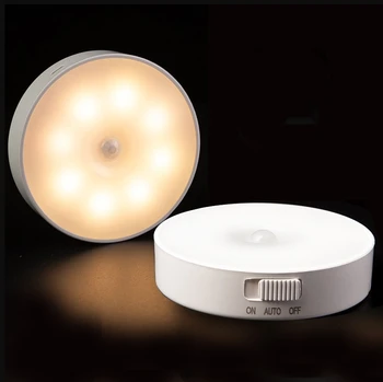 Светодиодная подсветка для шкафа с батарейным питанием, беспроводная RGB, 13 цветов, светодиодные фонари-шайбы, ночник с пультом дистанционного управления для спальни, освещение домашнего шкафа