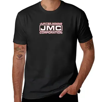 Красный карлик - футболка JMC (Jupiter Mining Corp), короткая футболка, белые футболки для мальчиков, винтажная одежда, мужская футболка с рисунком