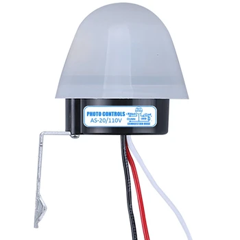4X Автоматический Автоматический Выключатель Уличного освещения с Фотоэлементом C AC 220 В 50-60 Гц 10A Переключатель Датчика Фотоконтроля