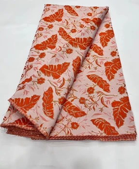 Африканская кружевная ткань для вечернего платья, расшитая бисером ткань, Нигерийские кружевные ткани, Французский тюль, высокое качество, 2023 г.