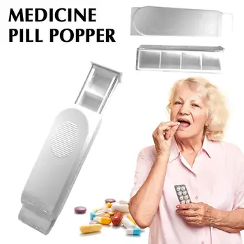 Портативный диспенсер для удаления таблеток в блистерной упаковке, Поппер при артрите, боли в руке, дозатор таблеток