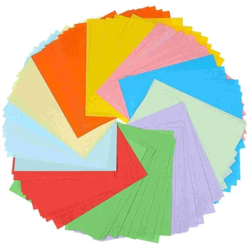 1000 листов цветной квадратной бумаги, бумага для оригами разных цветов пастелью для детей, взрослых, начинающих, поделки своими руками