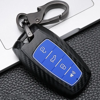 ABS Carbon fiber Car Remote Key Cover Чехол Для Haval F7 F7X Coupe H6 H7 H9 GMW H6 H2 H2s 2019 2020 Smart Fob Key Protect Shell