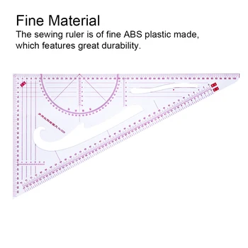 Набор из 9 предметов, линейка для швейной машины из АБС, геометрический шаблон для вязания