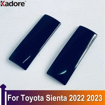 Наклейка на среднюю дверную ручку, накладку для Toyota Sienta 2022 2023, украшение интерьера, автомобильные аксессуары