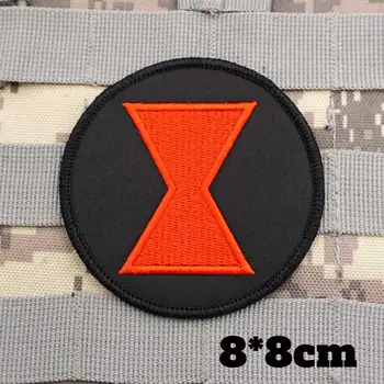 Логотип киногероя, военно-тактические нашивки с вышивкой, Нарукавная повязка, значок рюкзака с подкладкой на крючке для одежды