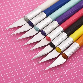 Универсальный набор режущих инструментов Режущий нож Художественный универсальный нож Ручка Меч Идеально подходит для наклеек Скрапбукинга поделок школьных принадлежностей