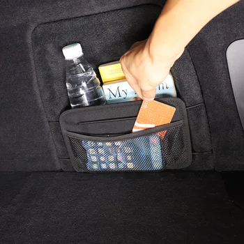 Для BMW X5 G05 черная ткань Оксфорд, перегородка для хранения в багажнике автомобиля, сумка для инструментов, сумка для хранения аксессуаров для интерьера автомобиля