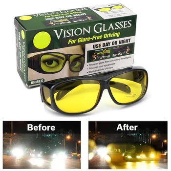 Очки ночного вождения Автомобильные солнцезащитные очки ночного видения Водительские очки Солнцезащитные очки с защитой от ультрафиолета Солнцезащитные очки Очки для вождения