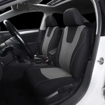 Новый Универсальный серый чехол для автокресла Из полиэстеровой ткани, Защищающий Чехлы для сидений, автомобильные Аксессуары, Протектор сиденья