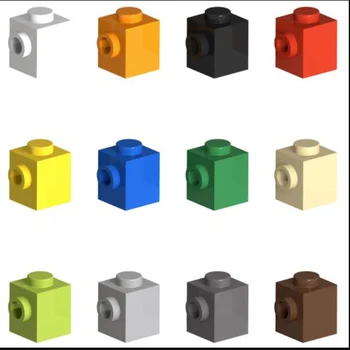 Moc 87087 BRICK 1X1 Dots W. 1 Игрушки с РУЧКОЙ, совместимые с lego 87087, детские развивающие строительные блоки 