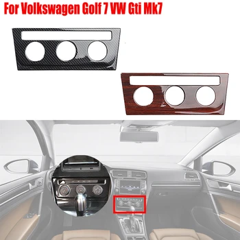 Наклейка на панель управления кондиционером, кнопка переменного тока, автомобильные аксессуары для автомобилей Volkswagen Golf 7, VW Gti Mk7, 2014-2020 гг.