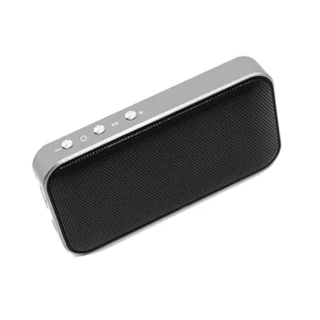 Портативный наружный мини-карманный аудио Ультратонкий динамик Bluetooth с поддержкой TF-карты -черный