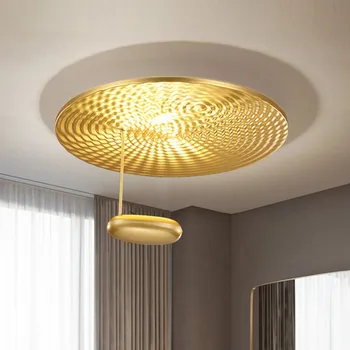 Итальянская современная люстра, Потолочный Дизайнерский креативный минималистичный потолочный светильник для гостиной, спальни, Рассеянный отражающий свет