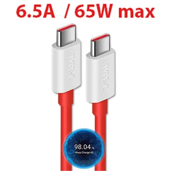 6.5A 65 Вт кабель для быстрой зарядки USB PD USB C для Oneplus 8T Oneplus 9 8r 8 7 Кабель для зарядки телефона с интерфейсом Type-C