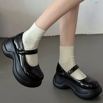 Новая женская обувь Mary Jane на платформе Y2k Subculture Hot Girls, обязательная обувь