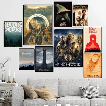 Плакат T-The Lords of the R-Rings, холст, HD Печать, персонализированная настенная живопись на заказ