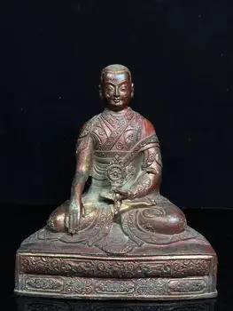 Старая медная тибетская статуя Будды Шанг Ши, #02, Бесплатная доставка
