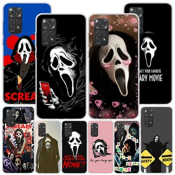 Чехол Ghostface Scream Terror Horror Phnoe для Xiaomi Redmi Note 12 11S 11E 11 10S 10 Pro Plus 9 9S 11T 9T 8 8T 7 Global Unique C