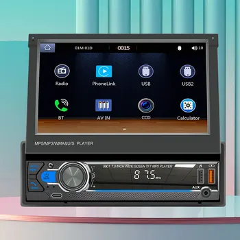 7-Дюймовый Автомобильный Радиоприемник Mirrorlink Wireless Carplay Android Auto Multimedia Player HD Автомобильный MP5 Плеер С Сенсорным Экраном WiFi Камера заднего Вида