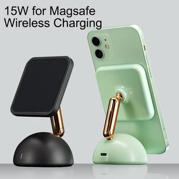 15 Вт для беспроводной зарядки Magsafe для Iphone 12pro 13pro 13 13promax Подставка для мобильного телефона Samsung Быстрое магнитное беспроводное зарядное устройство
