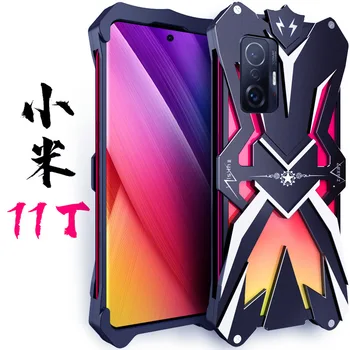 Для Xiaomi Mi 11t Pro Zimon Luxury Thor Сверхмощный Бронированный Металлический Алюминиевый Чехол Для Мобильного Телефона Xiaomi 11t Pro Cover Cases