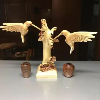 1 Комплект Интересного Птичьего Орнамента Anti-fade DIY High Simulation Друг Подарок Птица Скульптура