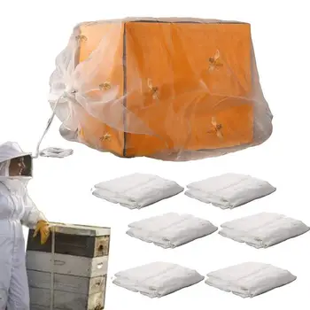 Нейлоновая сетчатая сумка для пчеловодства Инструменты для пчеловодства Транспортная сумка из ячеистой сетки Дышащие Принадлежности для оборудования для пчеловодства