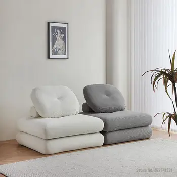 Диван Мебель для гостиной Тканевый Диван Блок Тофу Без подлокотника Съемный и моющийся Модуль Квадратный диван-кровать Ленивый диван