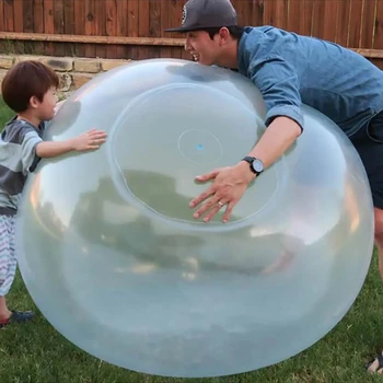 Пузырчатый шар Мягкий воздушный наполненный водой пузырчатый шар для детей на открытом воздухе, надувная игрушка на воздушном шаре, Веселая игра для вечеринок, Летние надувные подарки для детей