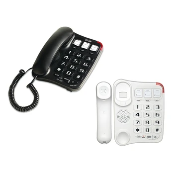 U75A Стационарный телефон для пожилых людей, большие кнопки и громкий звонок.