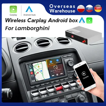 Беспроводной Carplay Android Auto Module Decoder Box для Lamborghini Aventador LP-700 Huracan 2012-2019 Mirror Link AirPlay Car Play