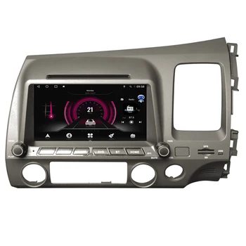 Автомобильный DVD-GPS-плеер Android 12 для HONDA CIVIC RHD 2006-2011 Carplay Мультимедиа Стерео Автозвук Навигация головное устройство автомобиля