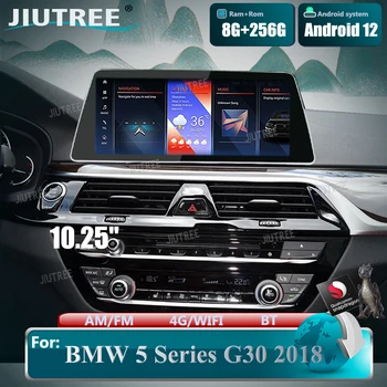 Автомобильное Радио Android 12 10,25 дюймов Для BMW 5 Серии G30 2018 Автомобильный Мультимедийный GPS Навигация Радиоплеер Голосовое Управление Стерео Видео