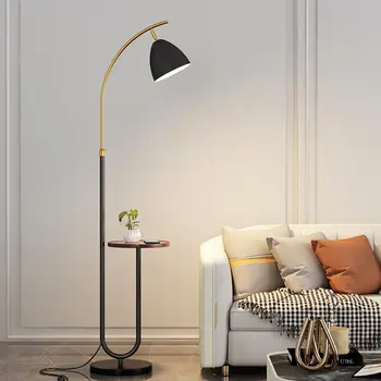 Функция беспроводной зарядки Nordic, светодиодные напольные светильники для гостиной, прикроватные лампы для спальни, светильник для внутреннего освещения, Украшение дома