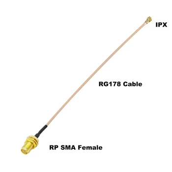 ALLiSHOP sma перемычка с косичкой RP SMA female to U.FL IPX RG178 1.13 кабельные розетки разъемы адаптер для Wi-Fi маршрутизатора GPS AP