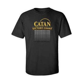 Хлопковая футболка Catan Victory Chant Мужская футболка с коротким рукавом