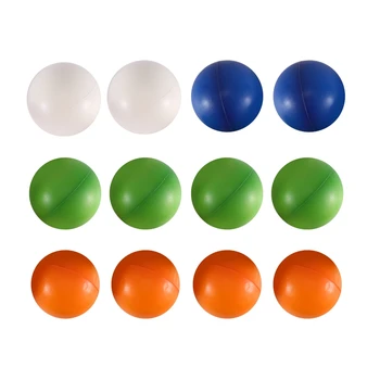 12 Шт. Пенопластовый шарик, сжимающий мяч для снятия стресса, игрушечные мячи для упражнений на запястье, 6,3 см для детей и взрослых