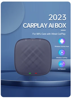 Новый продукт 4 + 64 ГБ / 8 + 128 ГБ /8-Ядерный Беспроводной Автомобильный Carplay Android 12 Ai Box Для Apple CarPlay Car Linkit CarPlay