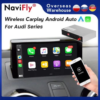 Navifly Беспроводной Apple CarPaly Android auto Decoder Box для A8 Q2 A1 Q7 A5 Q5 A6 с Зеркальной Связью AirPlay SWC Car Play Функции