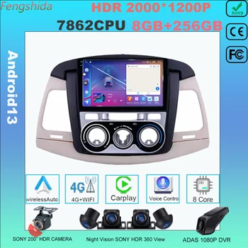 Для Toyota Innova 2008 2009 2010 Радио Стерео Мультимедиа Android1 Экран Головного Устройства Автомобильный Плеер GPS Навигация 7862CPU Carplay DVD