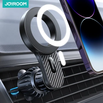 Магнитный автомобильный держатель для телефона Joyroom, универсальное прочное автомобильное крепление для телефона на вентиляционное отверстие, совместимое с iPhone Samsung LG Google Pixel и т. Д.