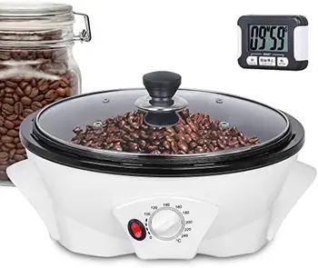 Машина для обжарки кофейных зерен для обжарки кофейных зерен в кафе 500 г / 1,1 фунта (обновление 110 В-120 В)