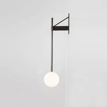 Настенный светильник Nordic Line Ретро Промышленная линия Светодиодные настенные светильники Гостиная Прикроватная Тумбочка Спальня Настенное бра Дизайнерская Светодиодная Современная лампа