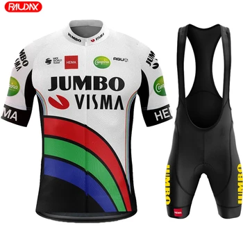 Jumbo Visma 2023 Летняя Велосипедная Одежда С Короткими Рукавами, Мужская Одежда Для Шоссейного Велосипеда, Дышащая Велосипедная Майка, Комплект Ropa Ciclismo Maillot