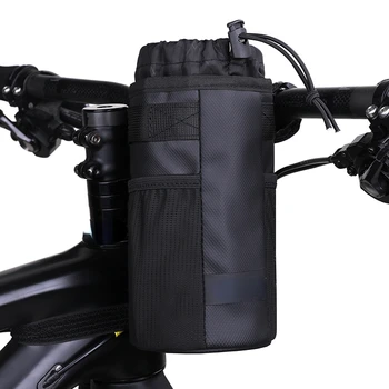 Велосипедная сумка Велосипедная сумка для переноски бутылки с водой Велосипедная Изолированная сумка для чайника Аксессуары для руля для верховой езды