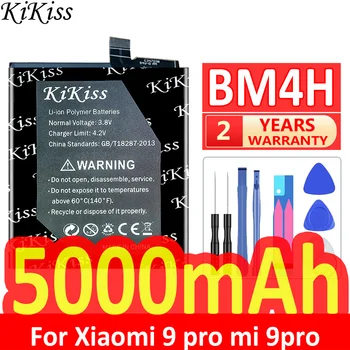 Мощный аккумулятор KiKiss емкостью 5000 мАч BM4H для Xiaomi 9 pro mi 9pro