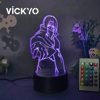 VICKYO LED Night Light Мультфильм Атмосферные Огни 3D Сенсорный Ночник Декор Спальни Настольная Лампа Для Украшения Гостиной Дома